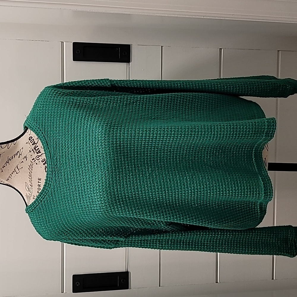 Kelly Green Soft Knit Top